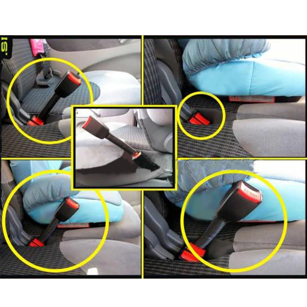 

Universal Car Seat Belt Extender Cover Safety Belt Extension Plug Buckle Seat Belt Clip Extender Cover Auto Drop Shipping Hot