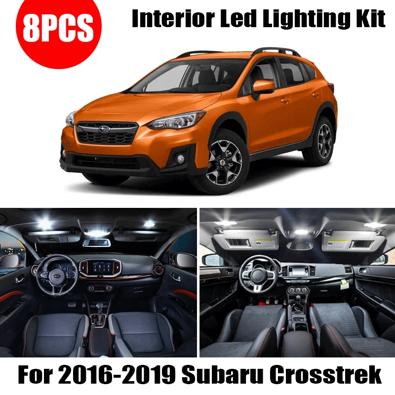 8 шт. белые светодиодный светодиодные лампы для салона карты купольсветильник