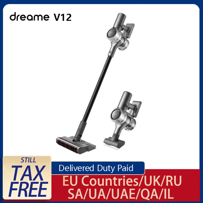 Беспроводной пылесос Dreame V12 обновленная версия от V11 T20 бесплатная доставка и