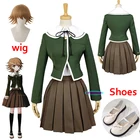 Костюмы для косплея Danganronpa, Фудзисаки, чихиро, школьная форма, пальто, платье, аниме, костюмы на Хэллоуин