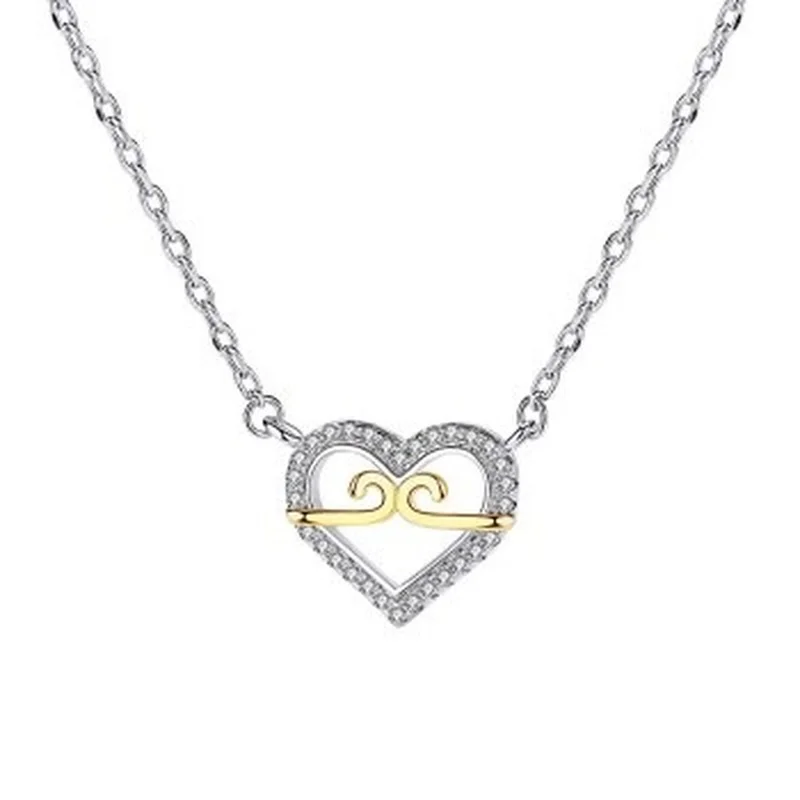 

Simple Love Spell Pendant Couple Necklace Women Christmas Gifts Online Celebrity Shaking Clavicle Chain K9L-1124X