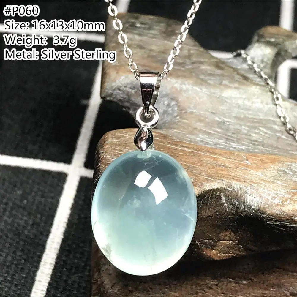 Ожерелье Подвеска с пренитом натурального зеленого цвета ювелирные изделия для