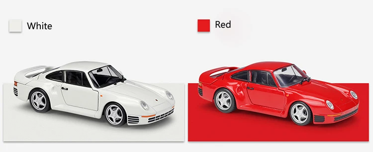 Симулятор Welly литая под давлением модель автомобиля 1:24 Масштаб Porsche 959 классический спортивный автомобиль металлический сплав гоночная игрушка автомобиль для мальчика Подарочная коллекция