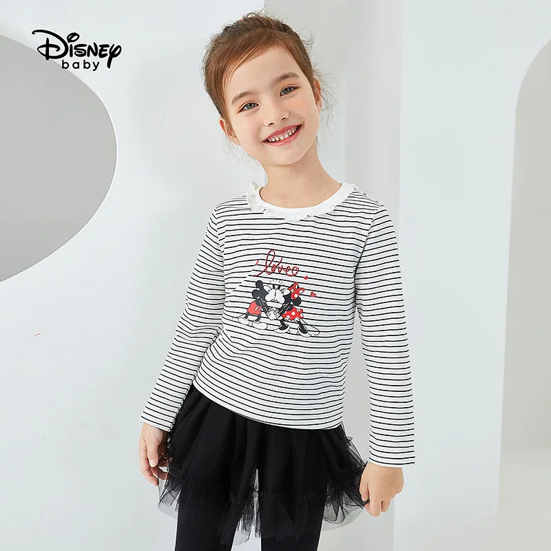 

Футболка с длинным рукавом для девочек, весна-осень, кружевной воротник, DB031AE14