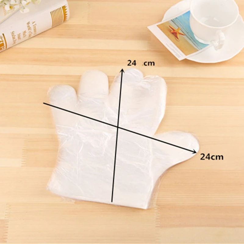 Пластиковые одноразовые перчатки для обслуживания дома и ресторанов гигиена