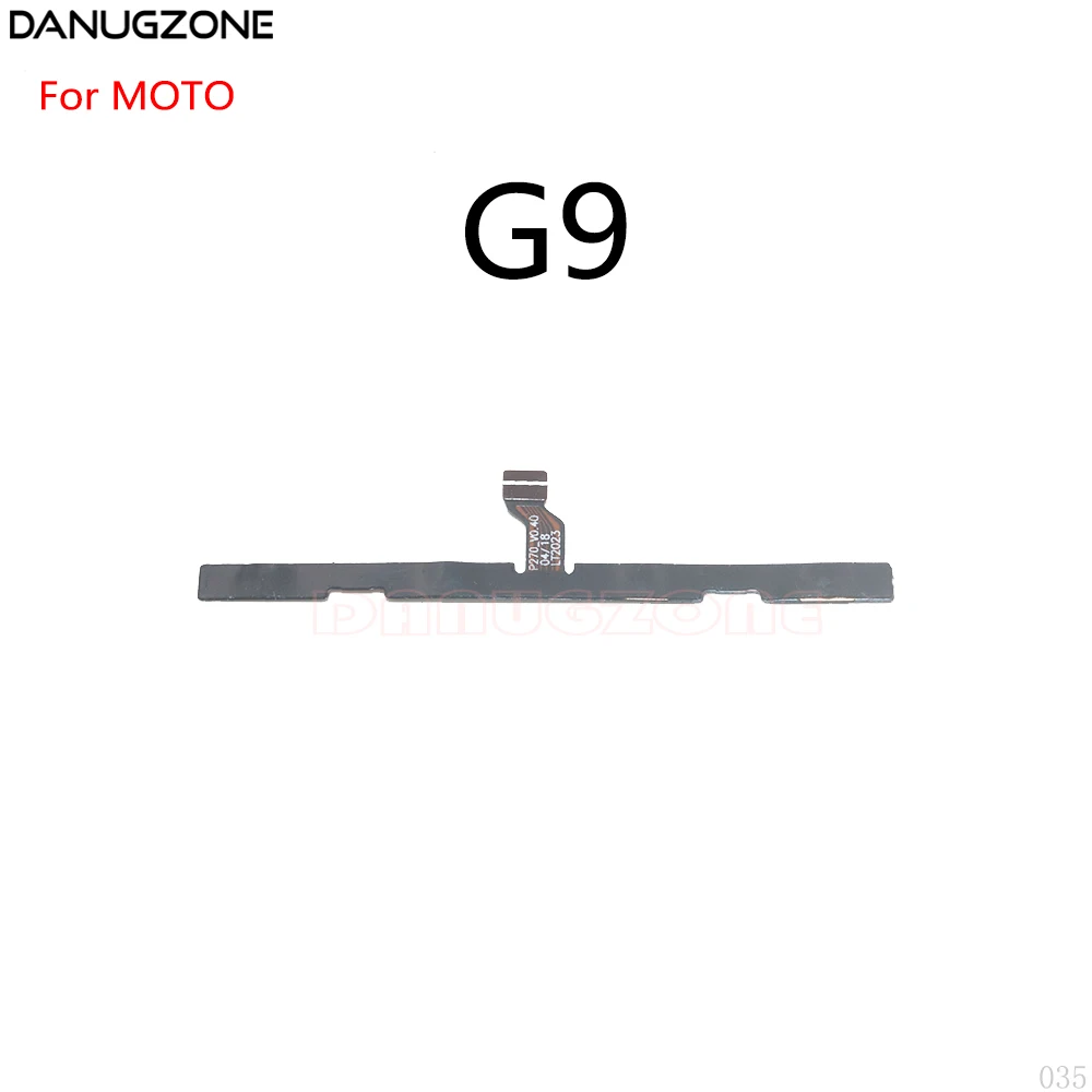

10 шт./лот для Motorola MOTO G9 Plus Кнопка питания переключатель громкости кнопка включения/выключения звука гибкий кабель