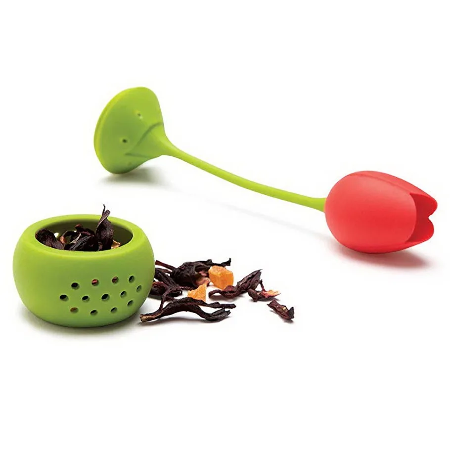 

CX Tulip Ball Tea Making Device Creative Cute Tea Strainer Tea Filter