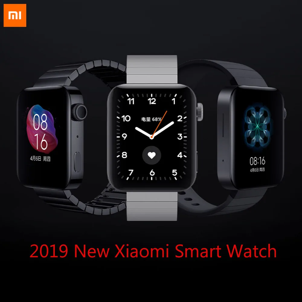 Умные часы Xiaomi MIUI для часов новинка 2019 года Wear App Bluetooth4.2 Wi Fi Pogo зарядка
