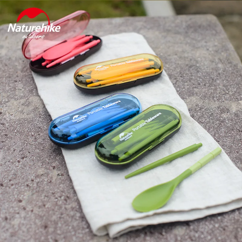 Naturehike мини походная кухонная посуда набор коробка складная ложка палочки вилка многофункциональные принадлежности для пикника Путешествия Портативная упаковка для столовых приборов