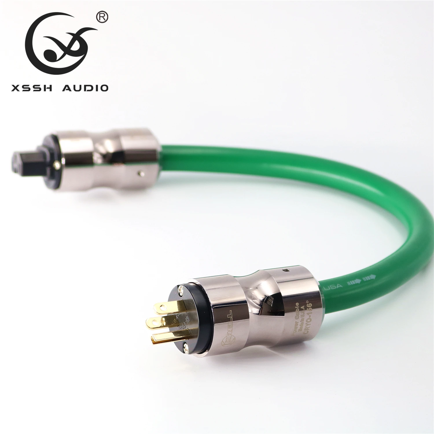 

0,5 м ~ 5 м XSSH аудио Hi-End Hifi OFC Чистая медь США ЕС schuko IEC AC Женский штекер позолоченный кабель питания шнур провод