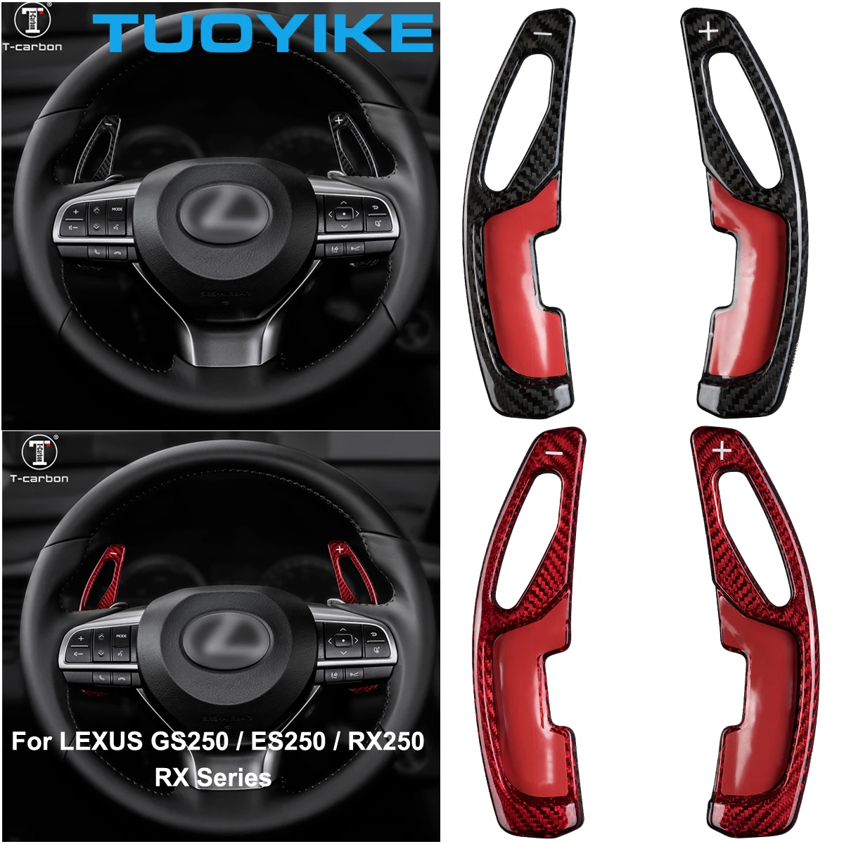 Удлинитель рулевого колеса, из углеродного волокна, для Toyota, LEXUS GS250, ES250, RX250, RX Удлинитель рулевого колеса, из углеродного волокна, для Toyota, LEXUS GS250, ES250, RX250, RX