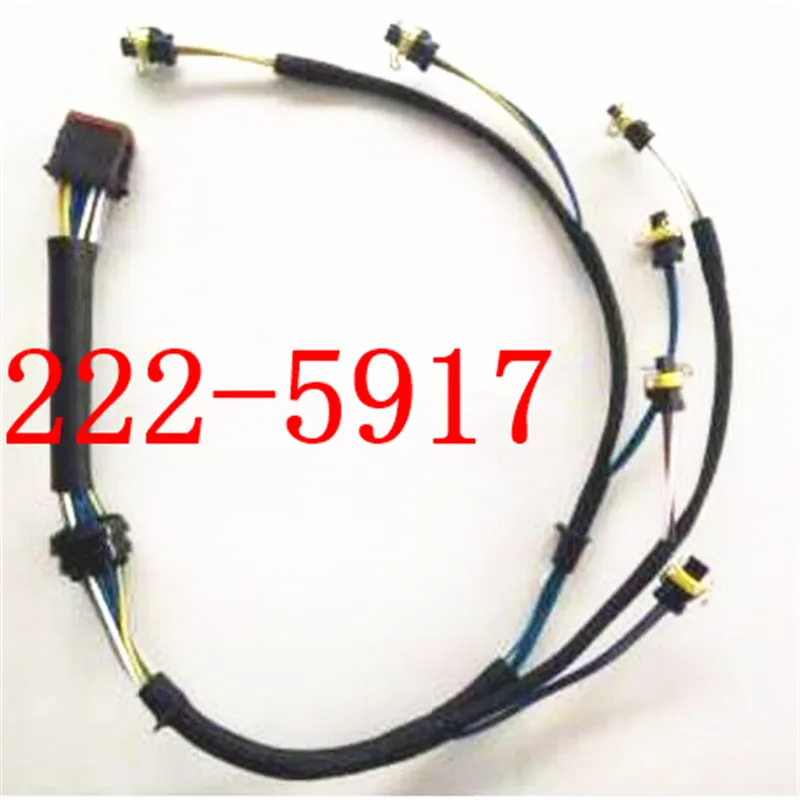 Топливный Инжектор Жгут проводов 222-5917 2225917 для двигателя C7 324D 325D экскаватор
