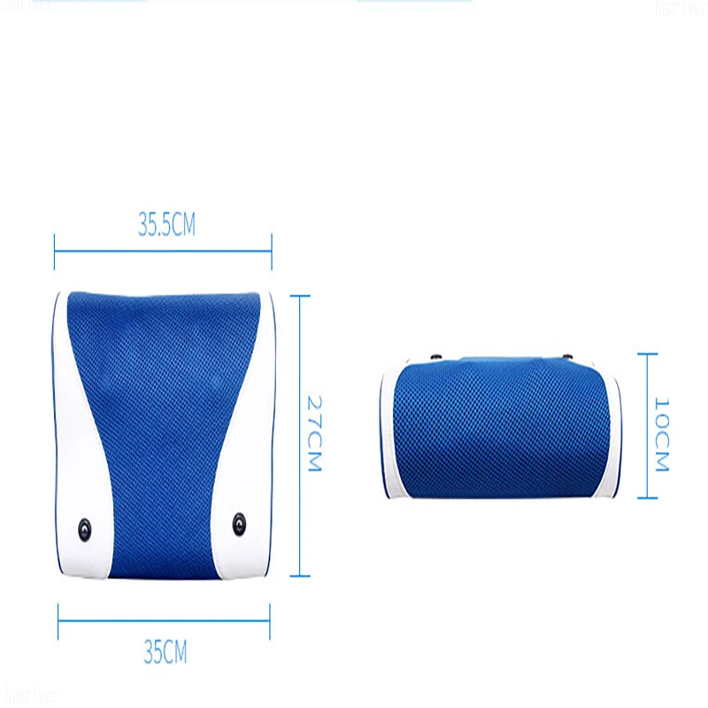 Бытовой электрический разминающий и горячий сжимающий массажер для шеи подушка