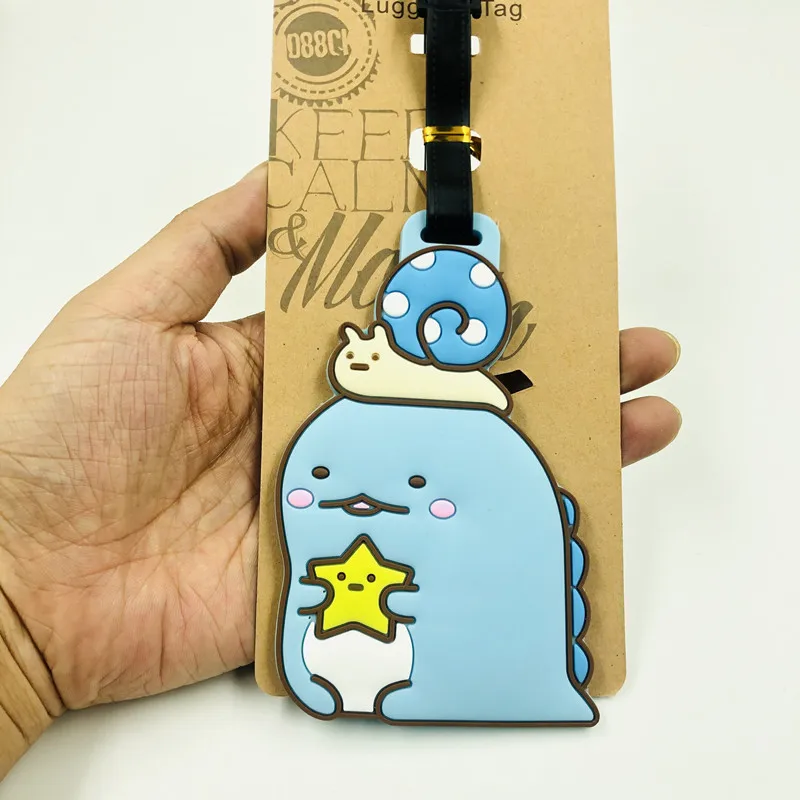 IVYYE Sumikko gurashi аниме аксессуары для путешествий багажная бирка на чемодан ID адреса