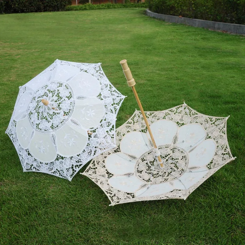 

Bridal Lace Umbrella Fashion Women Parasol Decoration For Wedding Party Photography DSS899