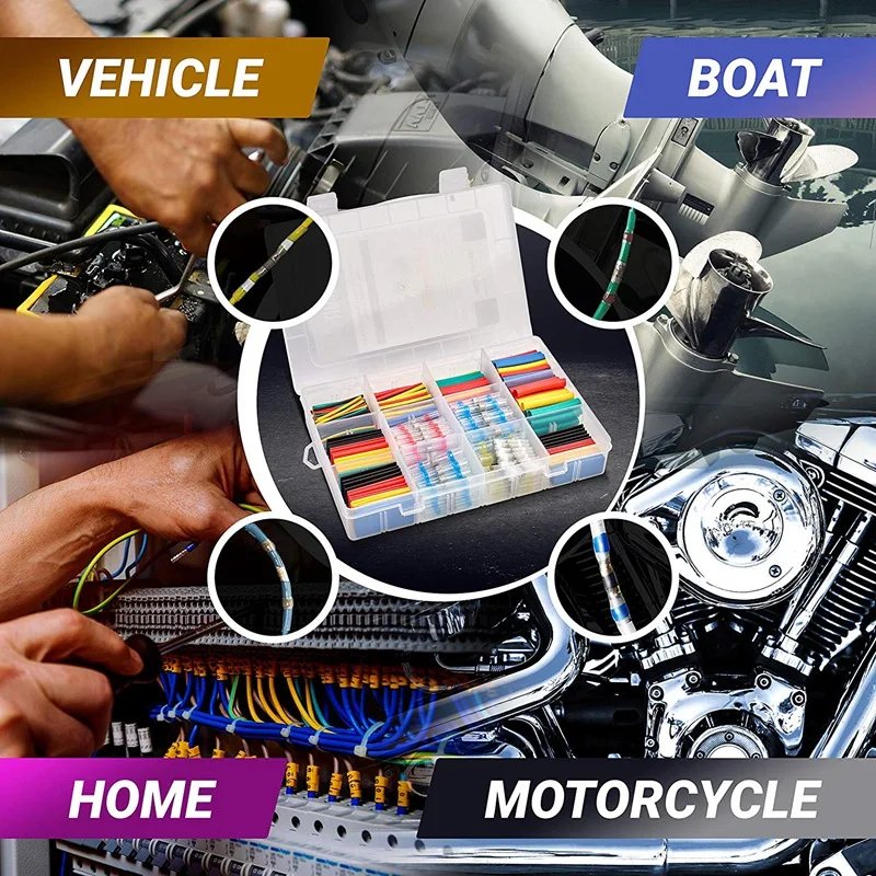 448 шт. соединители для уплотнения припоя водонепроницаемые и термоусадочные