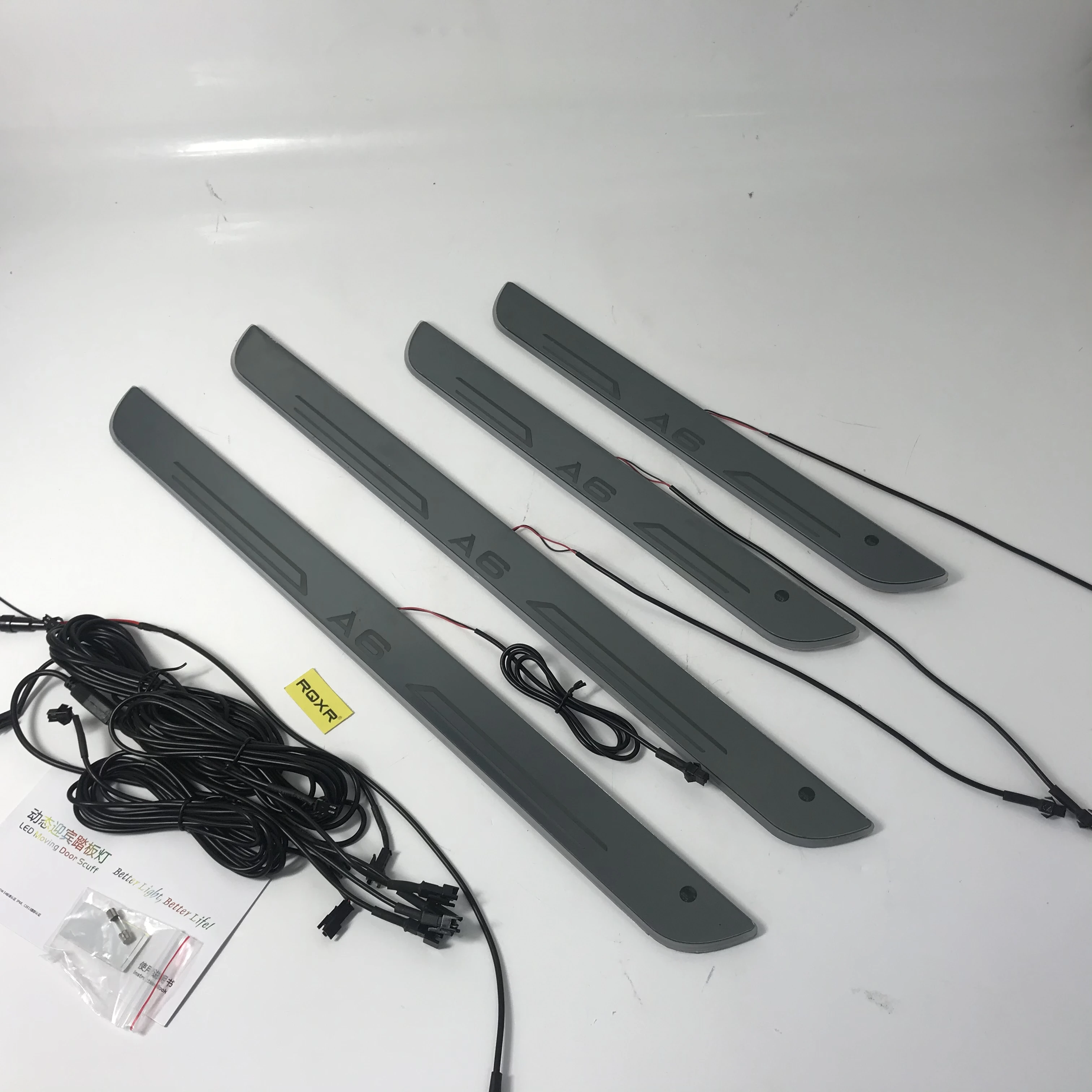 

Threshold Led Bar Door Sill Plate Scuff for Audi A6 Dynamic Trim Welcome Light Infrared Sensor