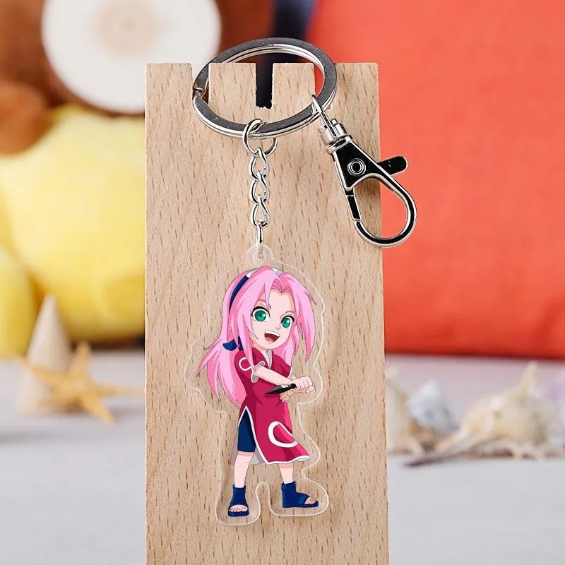 Модель Куклы ниндзя Саске Сакура Какаси акриловый брелок Akatsuki Pain Konan Zetsu Itachi
