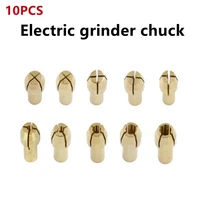 10pcs 4 3mm small electric grinder chuck tail diameter chuck electric grinder accessories long and short tail clamp power tools