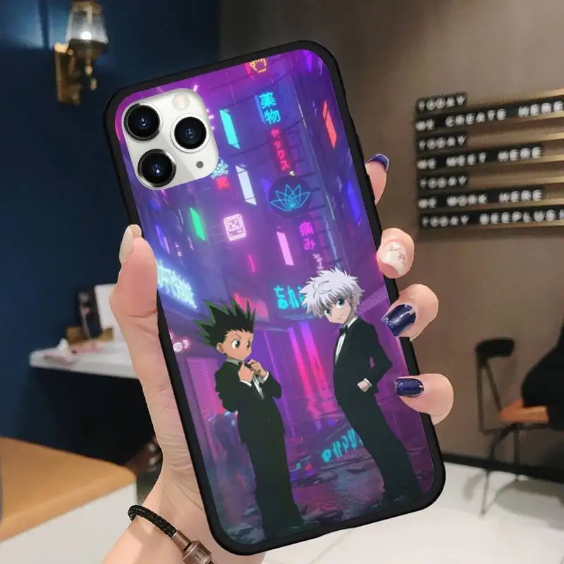 

anime HUNTER X HUNTER Phone Case for iPhone 11 12 pro XS MAX 8 7 6 6S Plus X 5S SE 2020 XR Soft silicone shell cover funda