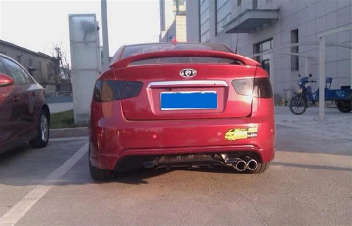 Для KIA FORTE спойлер 2011-2013 K3 с светильник высокого качества ABS Материал заднее крыло