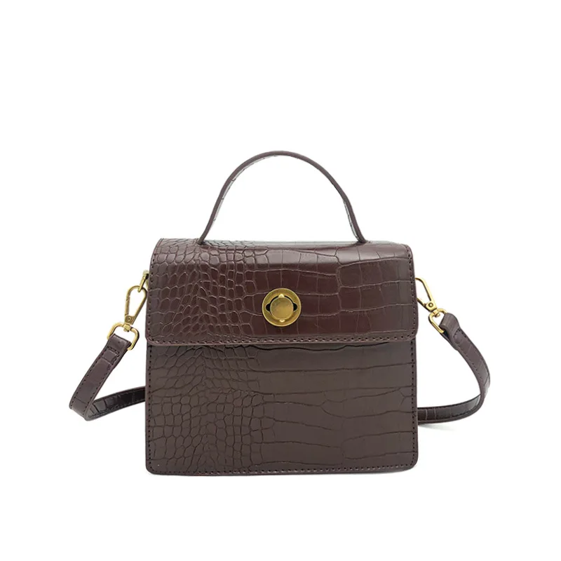 

Women's Bags New Alligator Print Handbag Wild Shoulder/Crossbody Bag Square Sling Bag