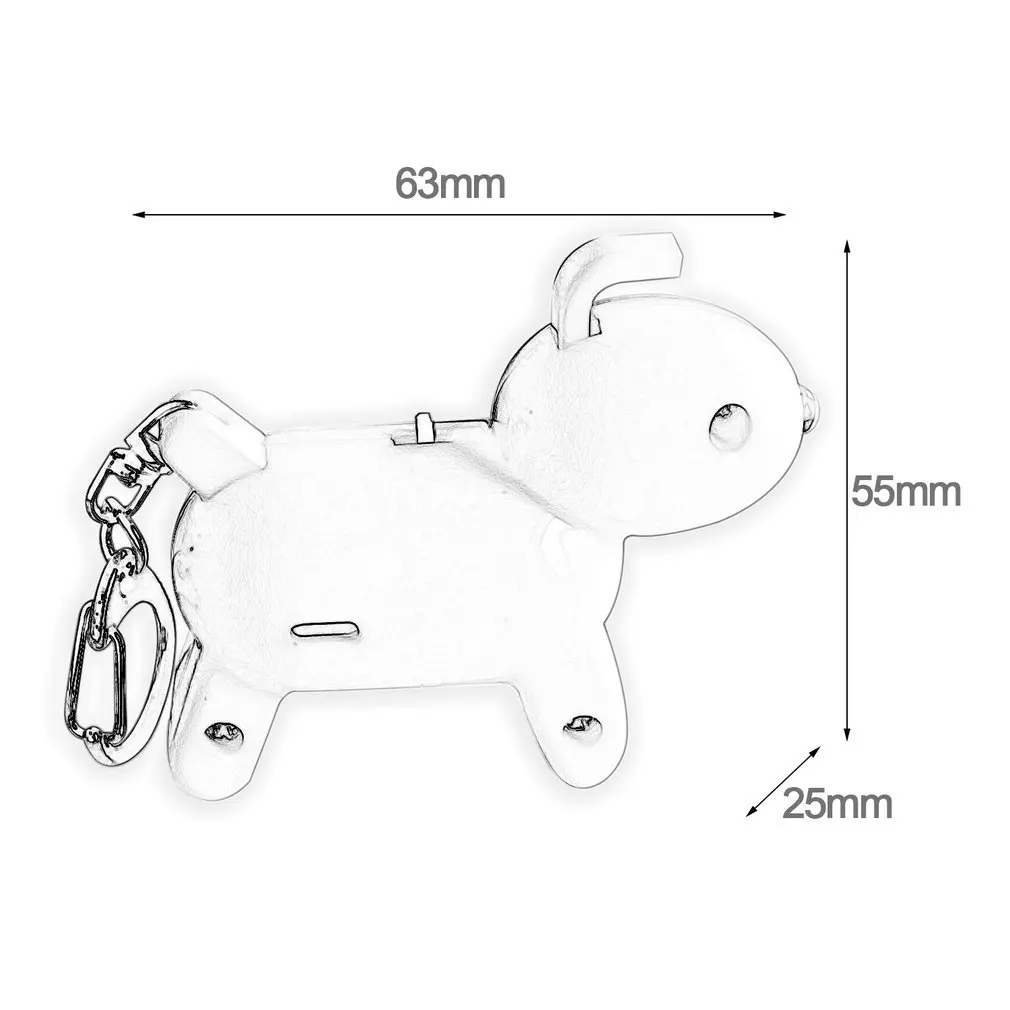 

Whistle Key Finder Intelligent Voice Control Keychain Locator Cartoon Dog Keyfinder Anti-Lost Device