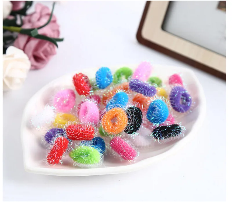

Girls Elastics Headband Hair Accessories Colorful Circle Baby Hair Band