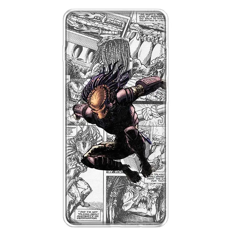 Чехол для телефона Alien vs Predator Samsung Galaxy S20 Ultra Plus S6 S7 S8 S9 S10 NOTE8 NOTE9 NOTE10 J4 J6 Edge Lite Лидер