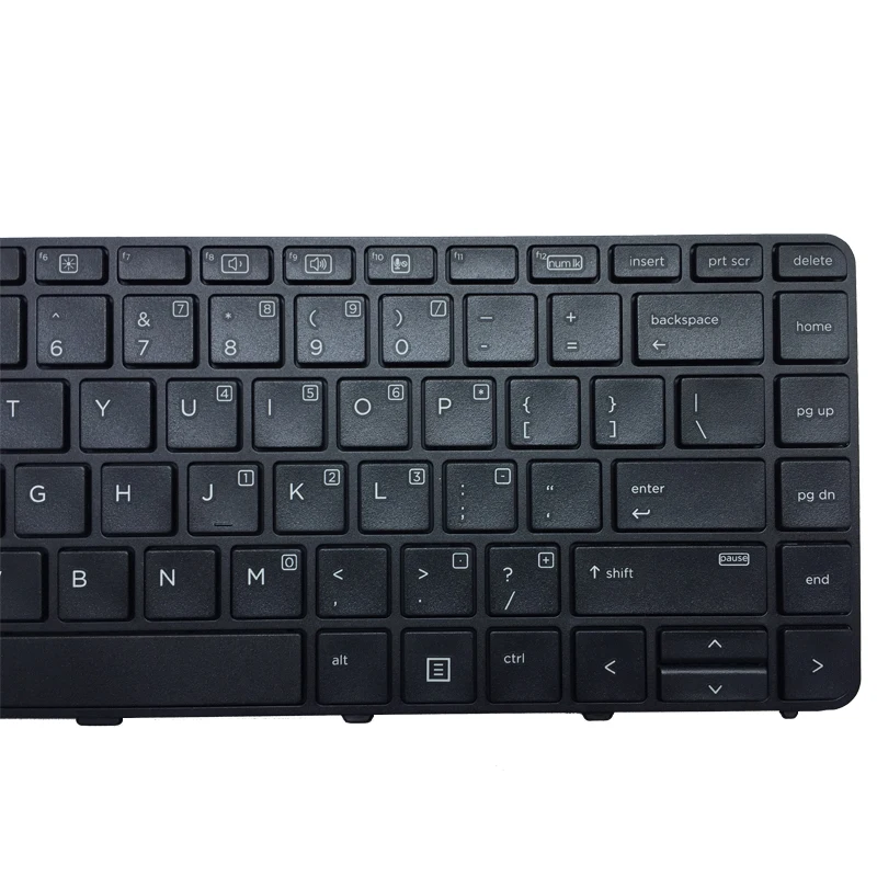 Новая клавиатура для ноутбука HP Probook 430 G3 G4 440 445 640 645 G2 английская черная с рамкой |