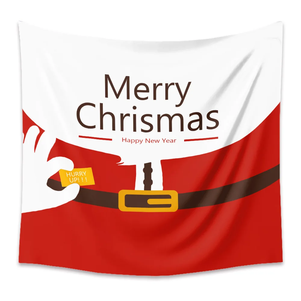 

Christmas Tapestry Poster Blanket Tapestries Home Classroom Party Flag Wall Hanging Art Decorative Home Decor XF1047-2