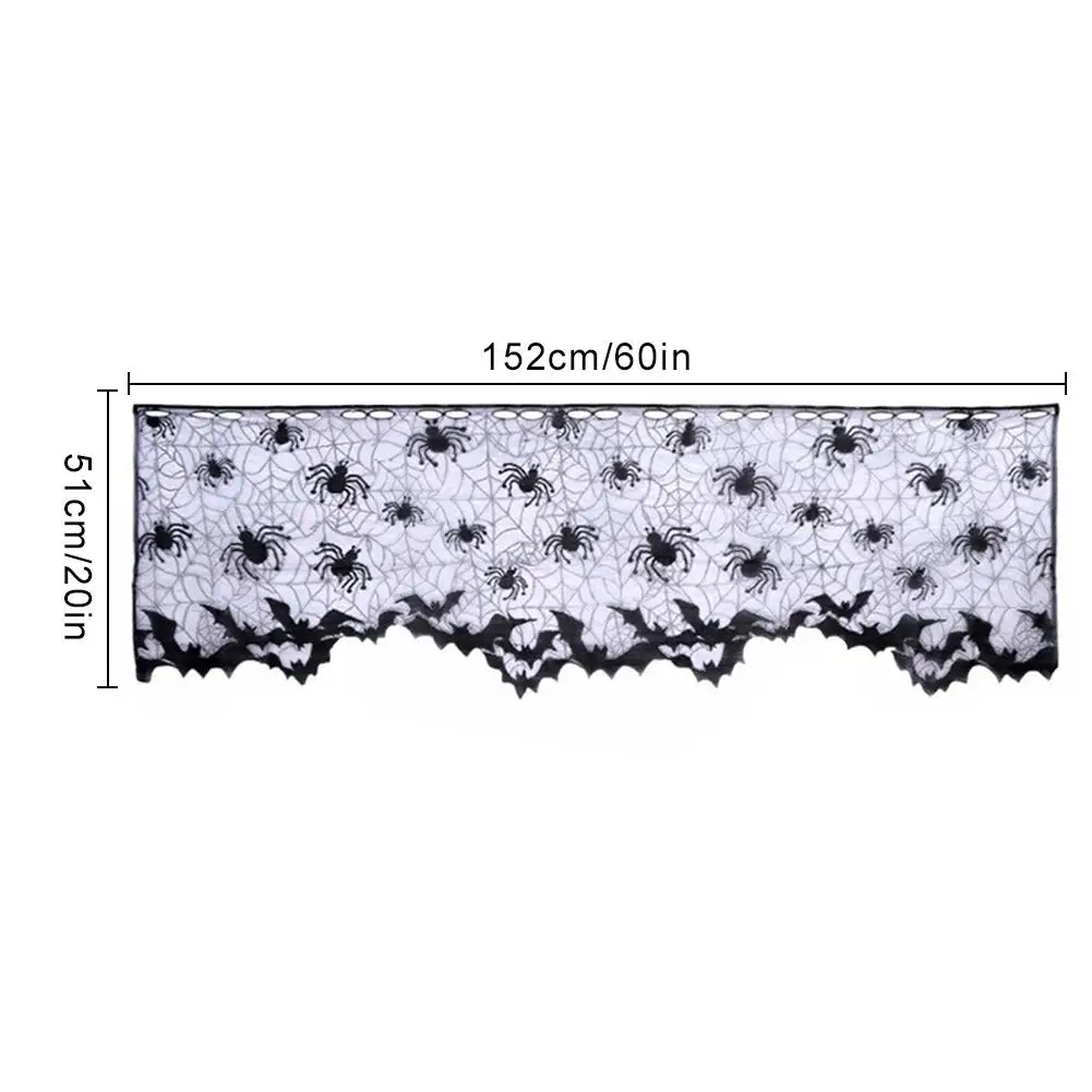 3 в 1 Хэллоуин плетеная штора лампа оттенок покрытия ткань черный паук Летучая