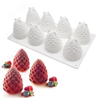 cake mold anti deform easy demould silicone non stick 48 cavities fruit shape bakeware mousse mould