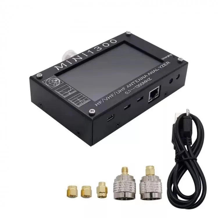 Антенна счетчик MINI1300 HF/VHF/UHF антенный тестер Мини 1300 частота 0 1 МГц с 4 3 &quotна