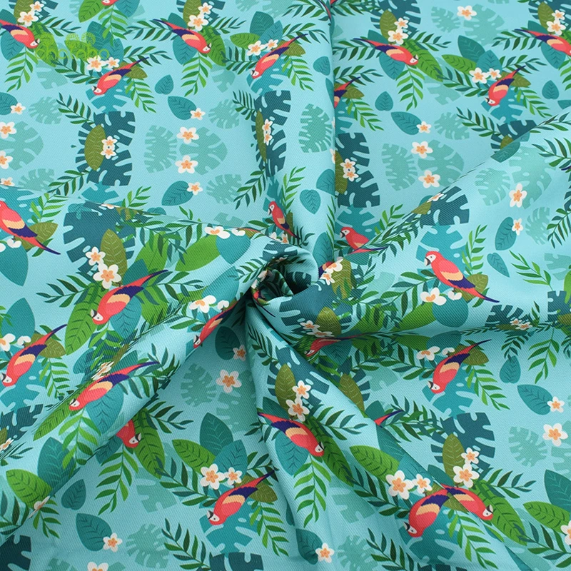 Chainho 6 дизайнов водонепроницаемая ткань с цифровой печатью серия цветов и