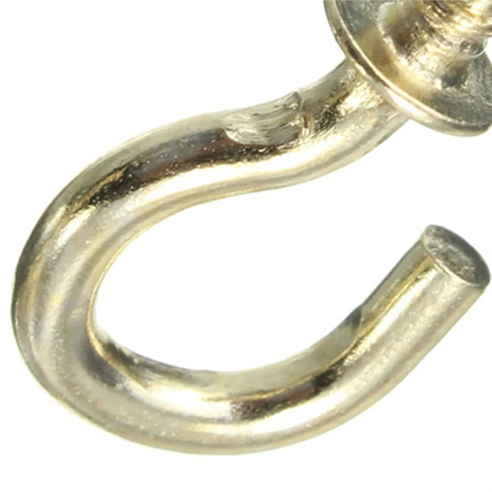 20 шт сверхмощные медные покрытые винтовые плечи чашки потолочные крючки вешалки