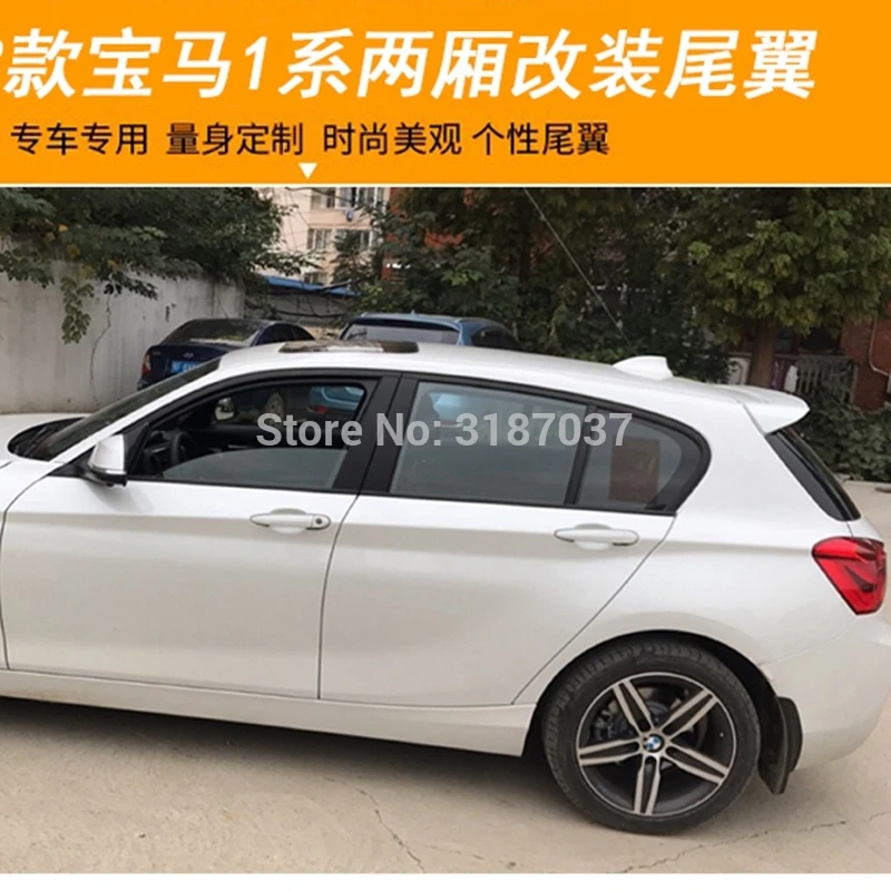 Для BMW F20 116 118 120 125 M135I 2012-2015 ABS пластик Неокрашенный задний спойлер на крыло крышу
