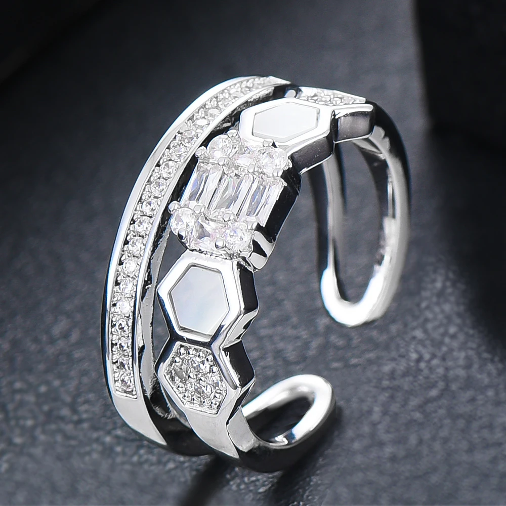 

SISCATHY Micro CZ Romantic Trendy Luxury Bracelet Ring Crystal Bridal Wedding Dubai Jewelry Sets 2pcs Trendy Ladies Women 2021