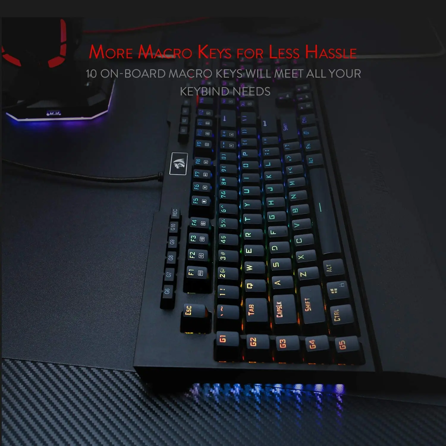 Redragon K586 RGB, 10   ,  -,  ,