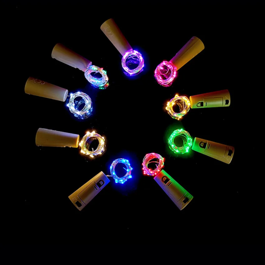 2 метра пробка для бутылки вина медная проволока струнная лампа сказочная