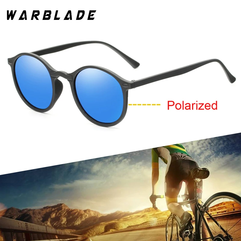 

WarBLade 2020 High Quality Men Polarized Round Sunglasses Retro Vintage UV400 Driving Eyewear Male Sun Glasses Gafas Ciclismo
