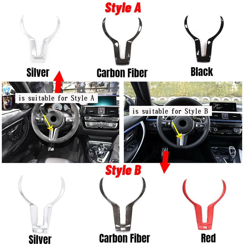 

For BMW F20 F21 F22 F23 F30 F32 F33 F34 F36 F39 F15 F16 F26 F06 F13 F80 F82 F85 F86 Car Steering Wheel stickers Car Accessories