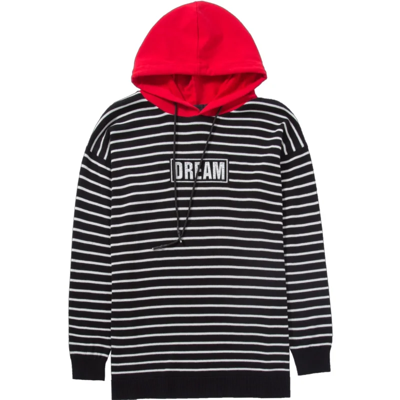 Pinli 2020 Spring New Discount Clearance Slim Striped Color Block Hooded Elastic Waist Hot Sale Casual Men Sweater Coat Pullover | Мужская