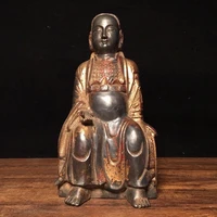9 tibet buddhism old bronze emperor zhenwu buddha statue demon sovereign master zu emperor xuanwu enshrine the buddha