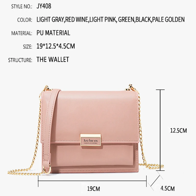 

Fashion New Women Shoulder Bags High Quality Leather Luxury Women Bags Designer Small Chain Messenger Crossbody Bags 2019