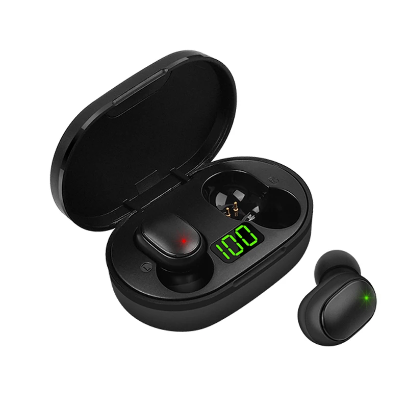 

TWS E6S Bluetooth Earphones Wireless Earbuds For Xiaomi Redmi Noise Cancelling Headsets With Microphone Handsfree A6S Headphones