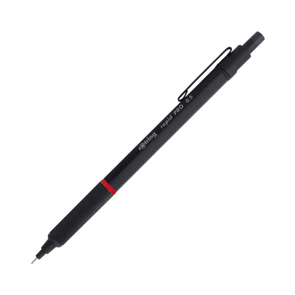 Механические карандаши rOtring Rapid PRO, 0,5 мм/0,7 мм, серебристый хром/матовый черный