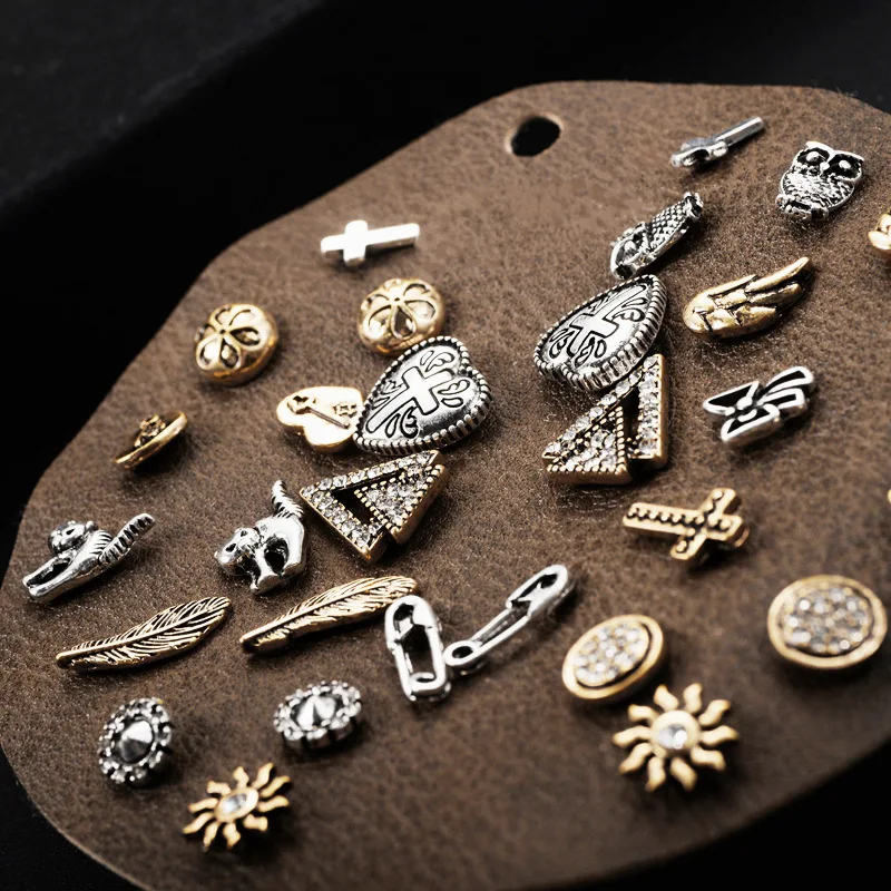 Женские винтажные серьги гвоздики в форме сердца креста животных разные стили с