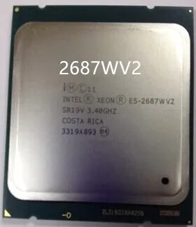 Процессор Intel Xeon E5 2687Wv2 SR19V 3 40 ГГц 8-ядерный 25 Мб LGA 2011 процессор 2687 Вт v2 2687WV2 |