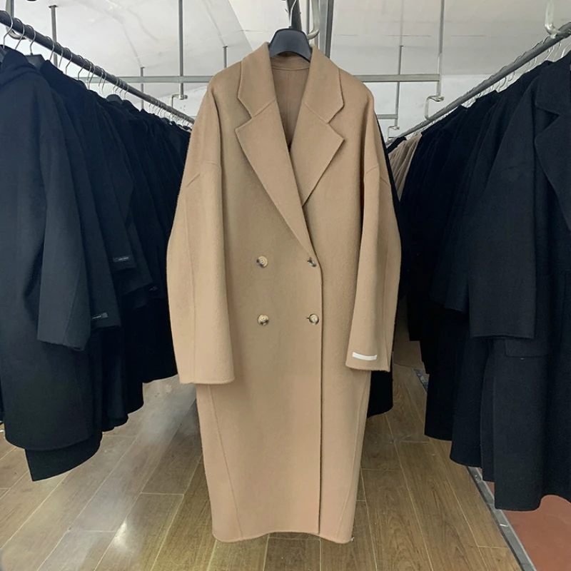 Куртка женская зимняя теплая нежное двубортное свободное двухстороннее